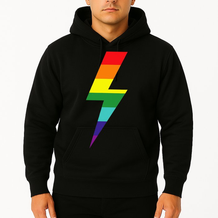 Rainbow Lightning Bolt Hoodie