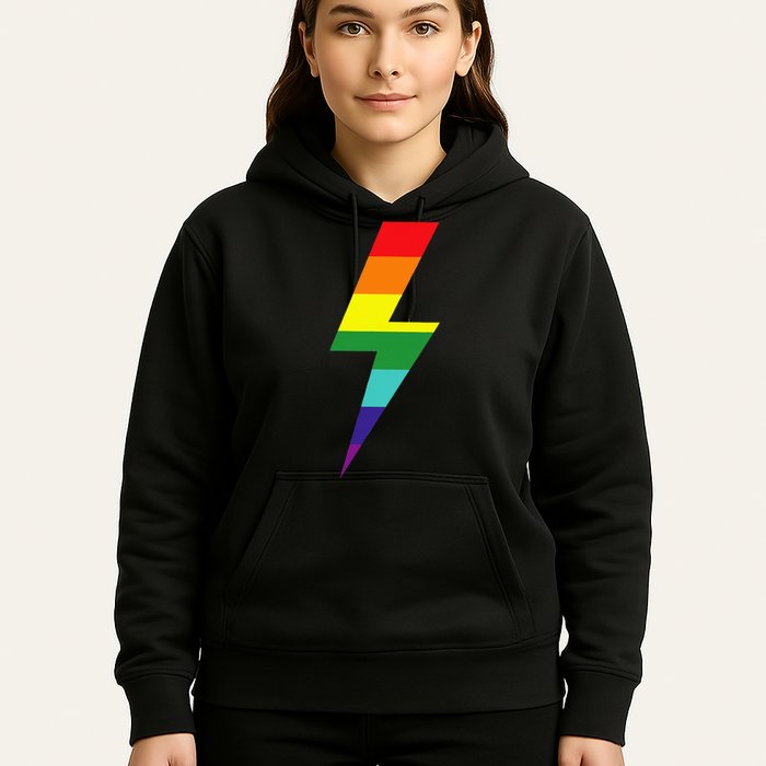 Rainbow Lightning Bolt Hoodie