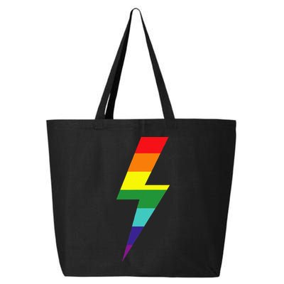 Rainbow Lightning Bolt 25L Jumbo Tote