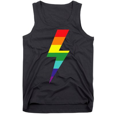 Rainbow Lightning Bolt Tank Top