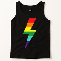 Rainbow Lightning Bolt Tank Top