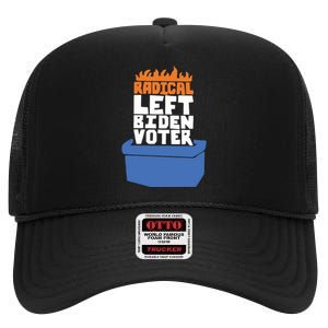 Radical Left Biden Voter Michael Tracey High Crown Mesh Back Trucker Hat