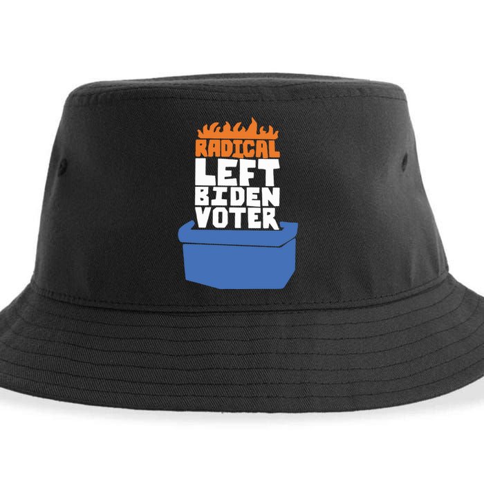 Radical Left Biden Voter Michael Tracey Sustainable Bucket Hat