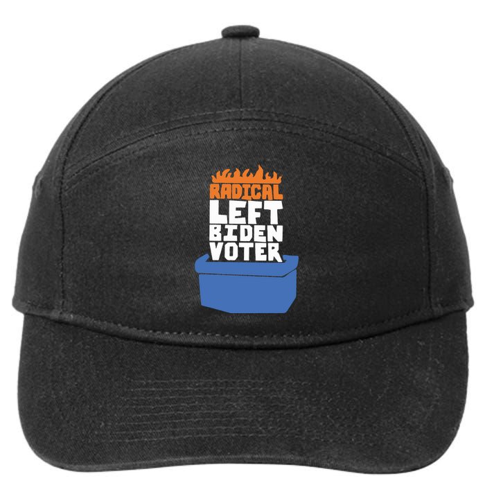 Radical Left Biden Voter Michael Tracey 7-Panel Snapback Hat