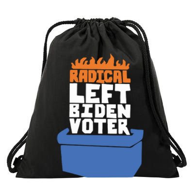 Radical Left Biden Voter Michael Tracey Drawstring Bag