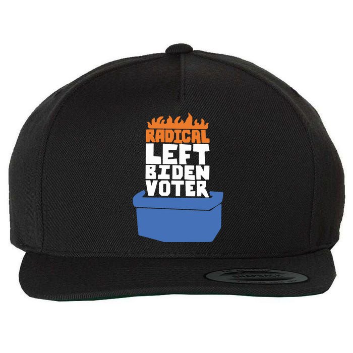 Radical Left Biden Voter Michael Tracey Wool Snapback Cap