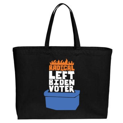 Radical Left Biden Voter Michael Tracey Cotton Canvas Jumbo Tote