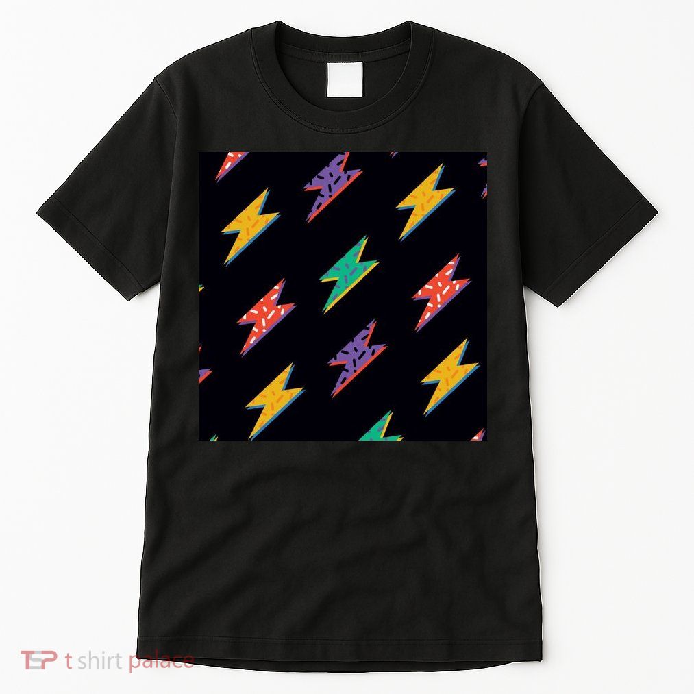 Retro Lightning Bolt Colorful Tall T-Shirt