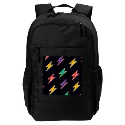 Retro Lightning Bolt Colorful Backpack