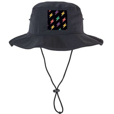 Retro Lightning Bolt Colorful Bucket Hat