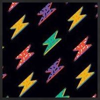 Retro Lightning Bolt Colorful Beanie