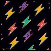 Retro Lightning Bolt Colorful Poster