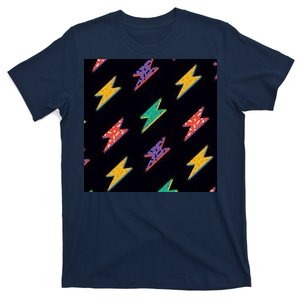 Retro Lightning Bolt Colorful T-Shirt