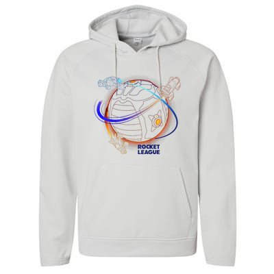 Rocket League Boost Around The Ball Performance Fleece Hoodie