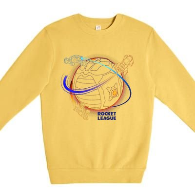 Rocket League Boost Around The Ball Premium Crewneck Sweatshirt