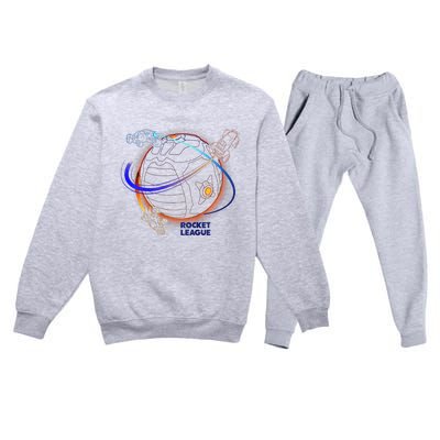 Rocket League Boost Around The Ball Premium Crewneck Sweatsuit Set