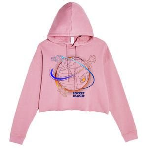 Rocket League Boost Around The Ball Crop Fleece Hoodie