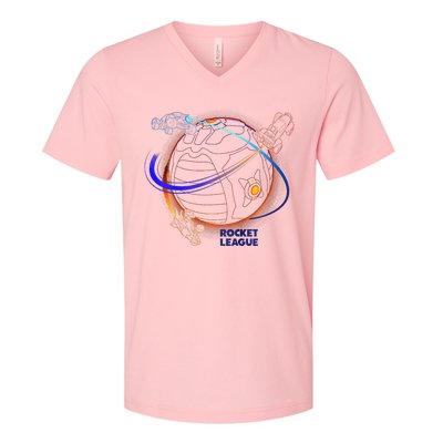 Rocket League Boost Around The Ball V-Neck T-Shirt