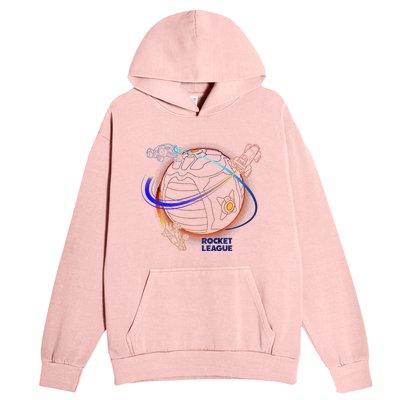 Rocket League Boost Around The Ball Urban Pullover Hoodie