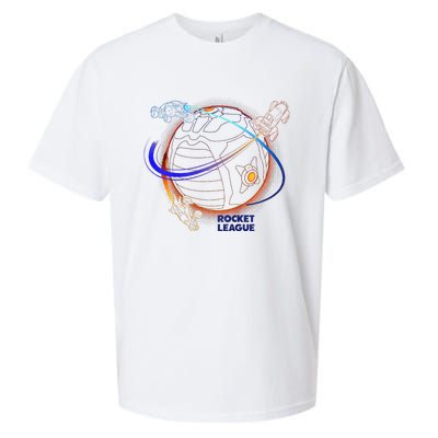 Rocket League Boost Around The Ball Sueded Cloud Jersey T-Shirt