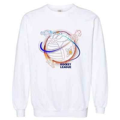 Rocket League Boost Around The Ball Garment-Dyed Sweatshirt