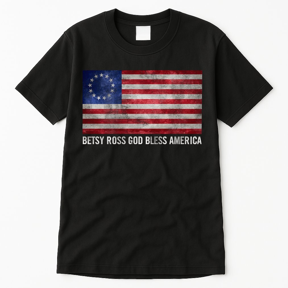 Rush Limbaugh Betsy Ross God Bless America Tall T-Shirt