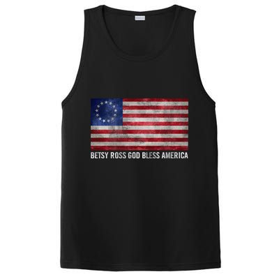 Rush Limbaugh Betsy Ross God Bless America PosiCharge Competitor Tank