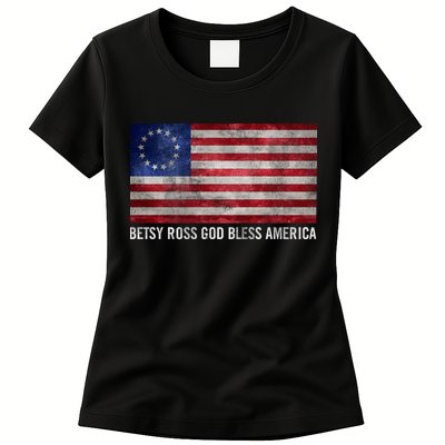 Rush Limbaugh Betsy Ross God Bless America Womens T-Shirt