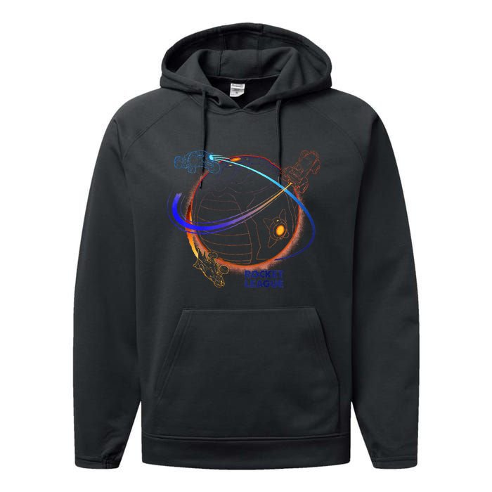 Rocket League Boost Around The Ball Performance Fleece Hoodie