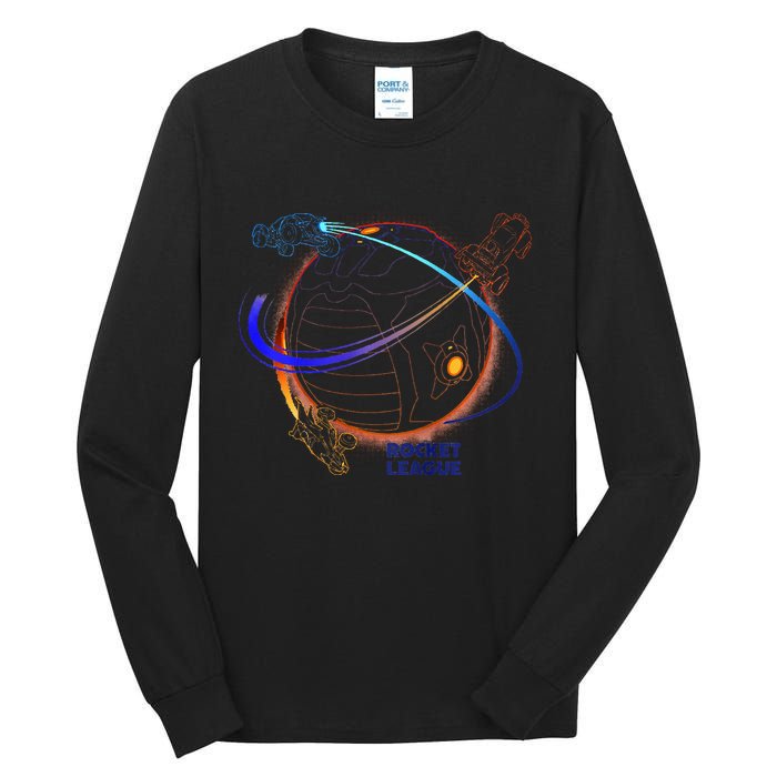 Rocket League Boost Around The Ball Tall Long Sleeve T-Shirt