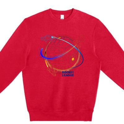 Rocket League Boost Around The Ball Premium Crewneck Sweatshirt