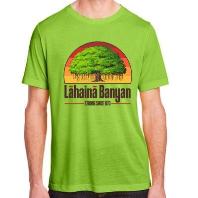 Retro Lahaina Banyan Tree Strong Since 1873 Support Maui Hawaii Adult ChromaSoft Performance T-Shirt