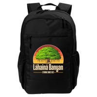 Retro Lahaina Banyan Tree Strong Since 1873 Support Maui Hawaii Backpack
