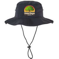 Retro Lahaina Banyan Tree Strong Since 1873 Support Maui Hawaii Bucket Hat