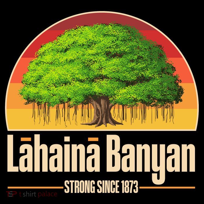 Retro Lahaina Banyan Tree Strong Since 1873 Support Maui Hawaii Mesh Reversible Basketball Jersey Tank