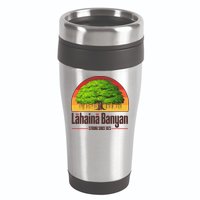 Retro Lahaina Banyan Tree Strong Since 1873 Support Maui Hawaii 16oz Travel Tumbler