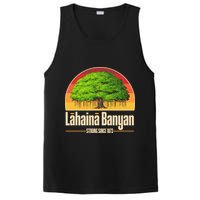 Retro Lahaina Banyan Tree Strong Since 1873 Support Maui Hawaii PosiCharge Competitor Tank