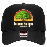 Retro Lahaina Banyan Tree Strong Since 1873 Support Maui Hawaii Trucker Hat