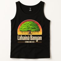 Retro Lahaina Banyan Tree Strong Since 1873 Support Maui Hawaii Tank Top