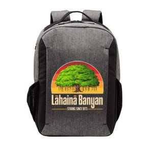 Retro Lahaina Banyan Tree Strong Since 1873 Support Maui Hawaii Vector Backpack