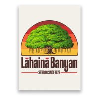 Retro Lahaina Banyan Tree Strong Since 1873 Support Maui Hawaii Poster