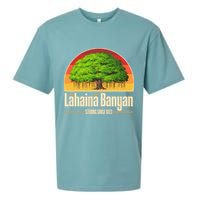 Retro Lahaina Banyan Tree Strong Since 1873 Support Maui Hawaii Sueded Cloud Jersey T-Shirt