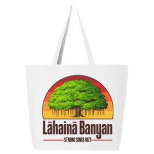 Retro Lahaina Banyan Tree Strong Since 1873 Support Maui Hawaii 25L Jumbo Tote