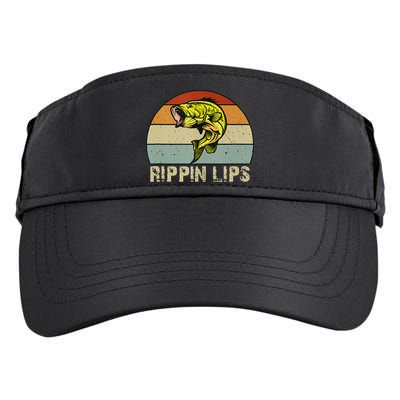Rippin Lips Bass Fishing Gifts For Dad Fathers Day Adult Drive Performance Visor