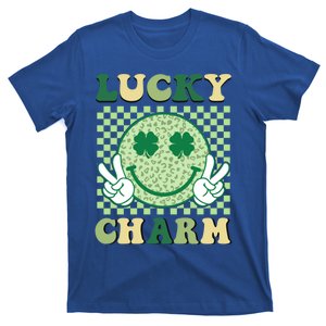 Retro Lucky Charmer Funny St PatrickS Day Gift T-Shirt