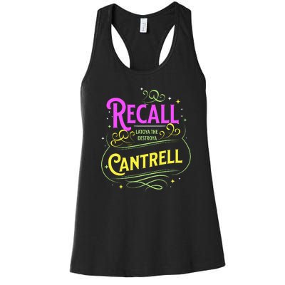 Recall Latoya Cantrell Mardi Gras Women's Racerback Tank