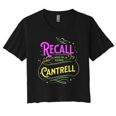 Recall Latoya Cantrell Mardi Gras Women's Crop Top Tee