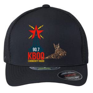 Radio Loving Cat Flexfit Unipanel Trucker Cap