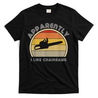 Retro Logging Chainsaw Gear For Men Tree Trimmer T-Shirt