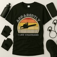 Retro Logging Chainsaw Gear For Men Tree Trimmer T-Shirt